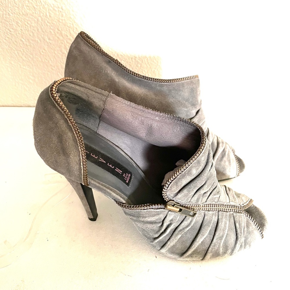 STEVEN BY STEVE MADDEN Bevan grey peep toe heel-10